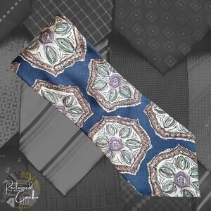 Multicolor Hexagon Tie